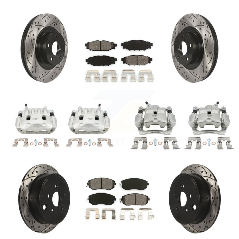 Transit Auto - KCD-100262S - Front and Rear Disc Brake Kits image 1