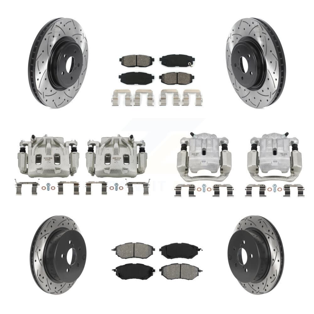 Transit Auto - KCD-100268S - Front and Rear Disc Brake Kits image 1