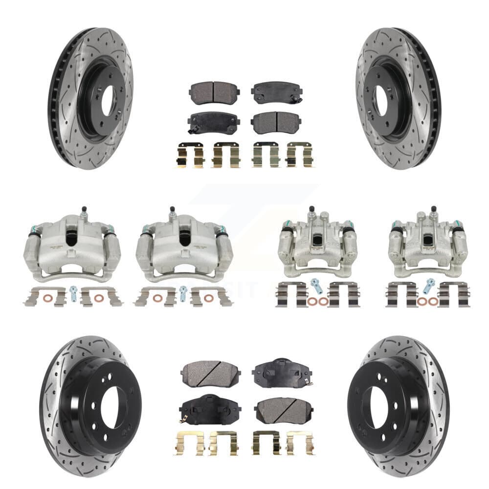 Transit Auto - KCD-100289P - Front and Rear Disc Brake Kits image 1