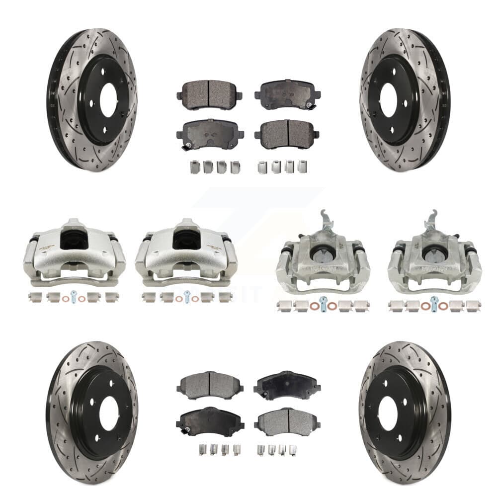 Transit Auto - KCD-100289T - Front and Rear Disc Brake Kits image 1