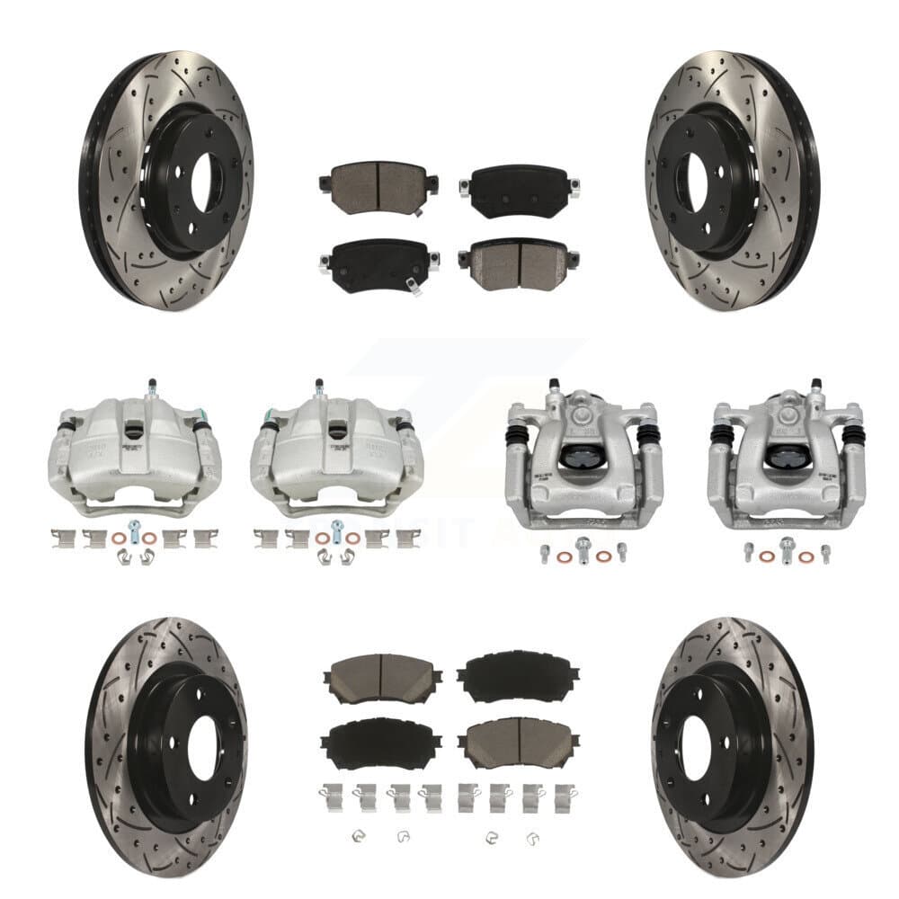 Transit Auto - KCD-100311C - Front and Rear Disc Brake Kits image 1