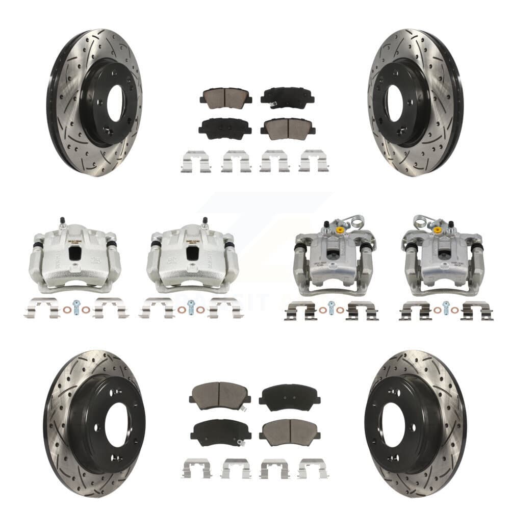 Transit Auto - KCD-100340C - Front and Rear Disc Brake Kits image 1