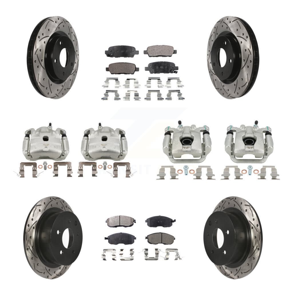 Transit Auto - KCD-100343T - Front and Rear Disc Brake Kits image 1