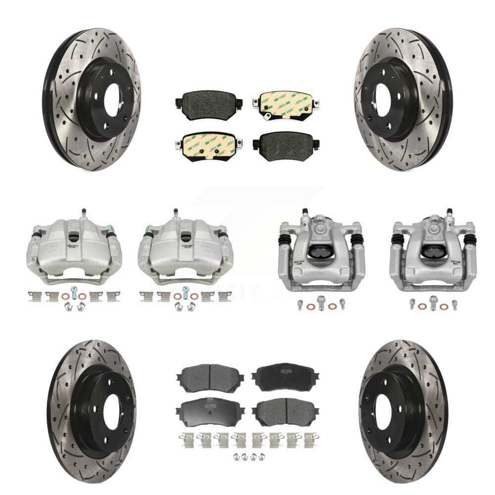Transit Auto - KCD-100346P - Front and Rear Disc Brake Kits image 1
