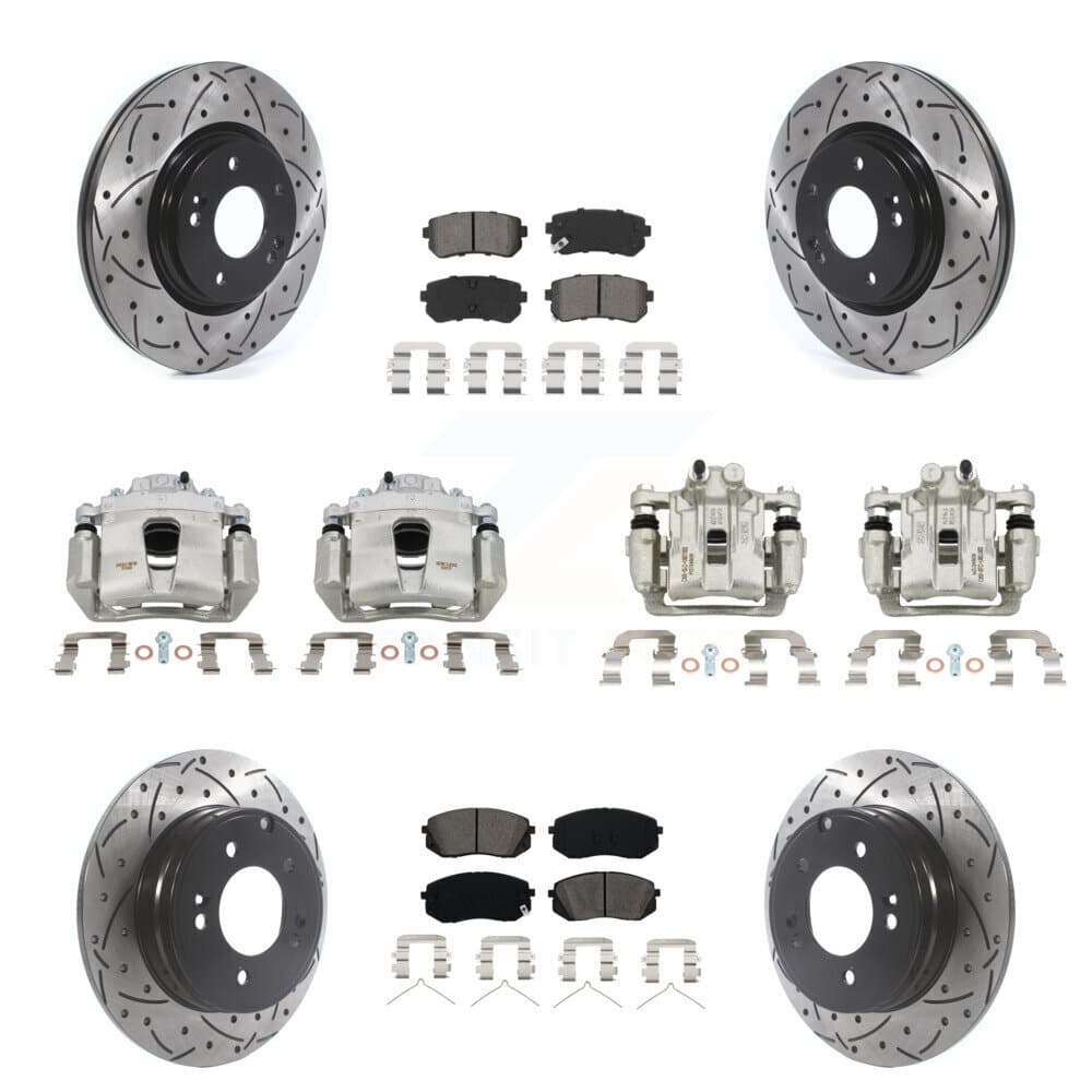 Transit Auto - KCD-100349S - Front and Rear Disc Brake Kits image 1