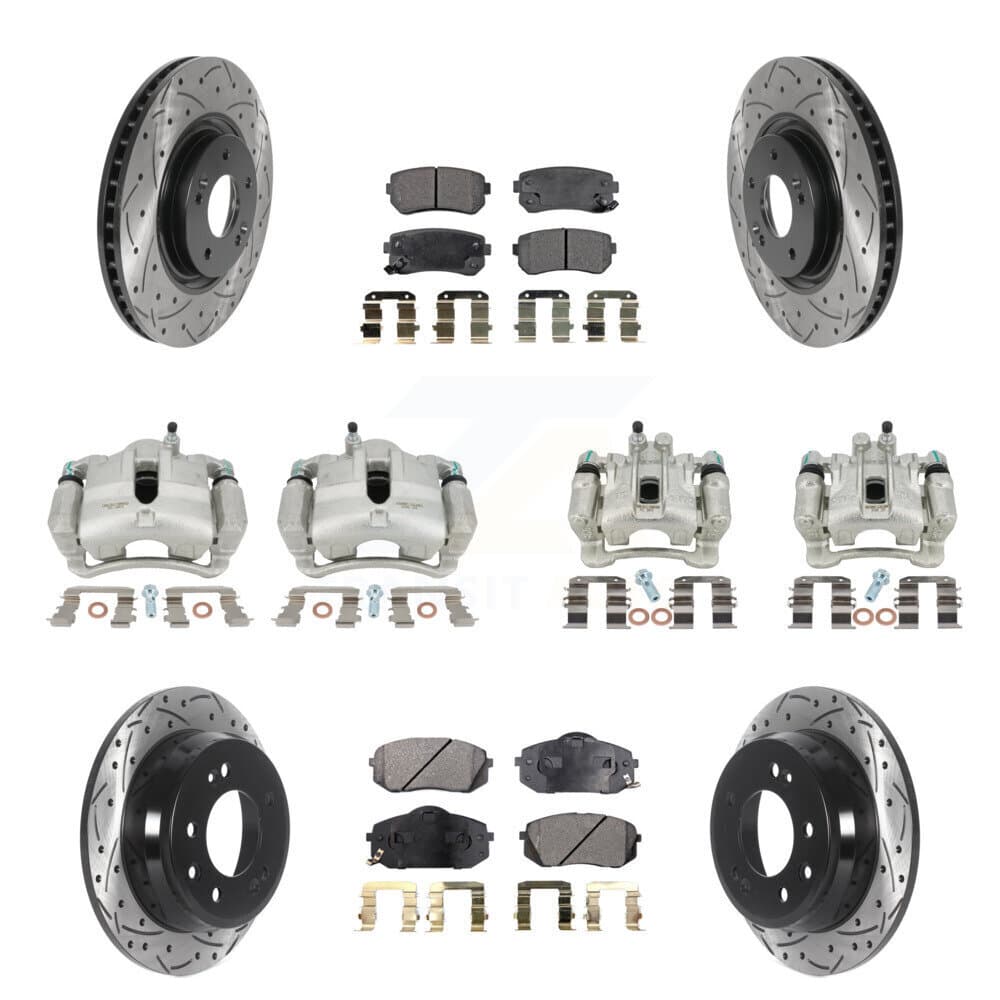 Transit Auto - KCD-100353T - Front and Rear Disc Brake Kits image 1