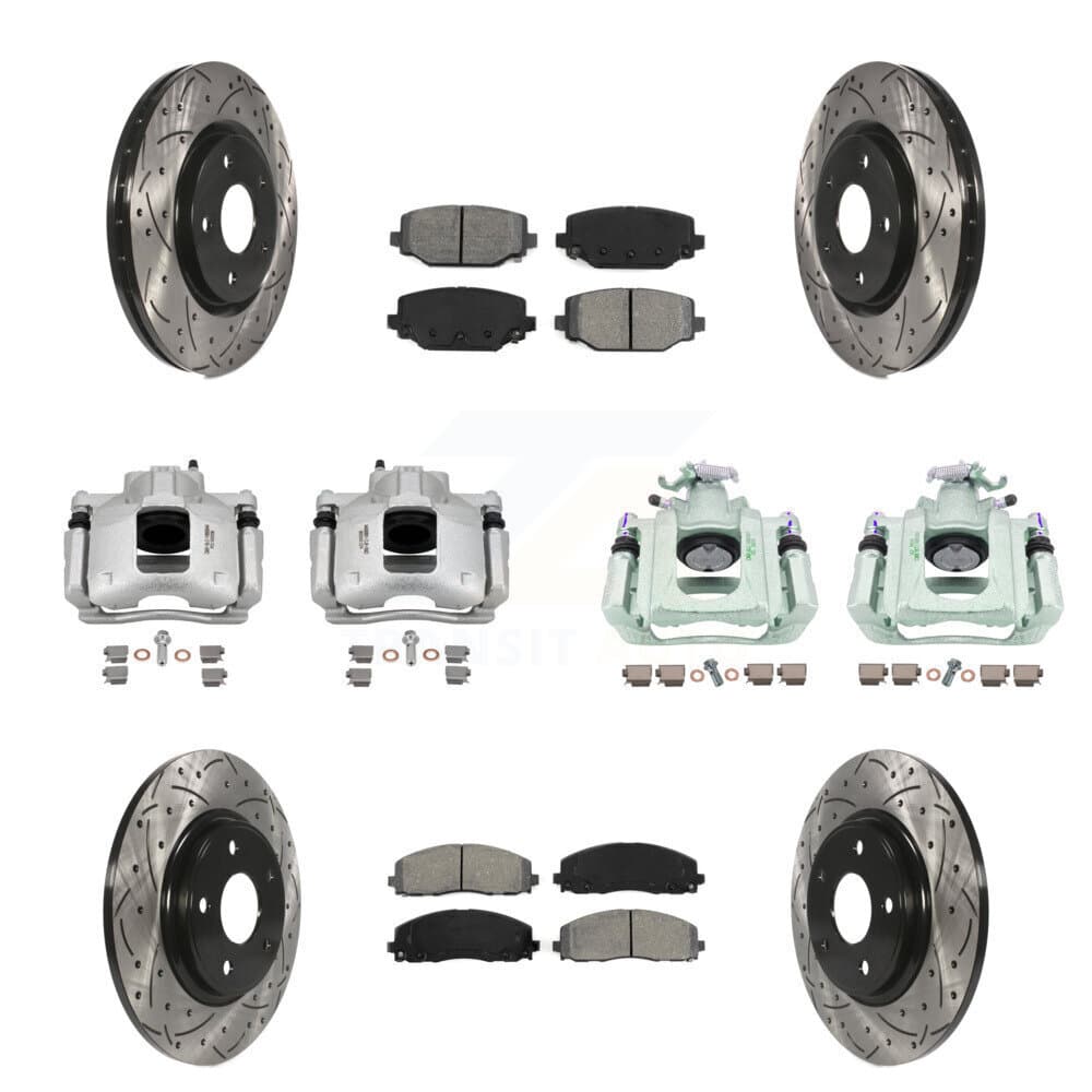 Transit Auto - KCD-100358S - Front and Rear Disc Brake Kits image 1