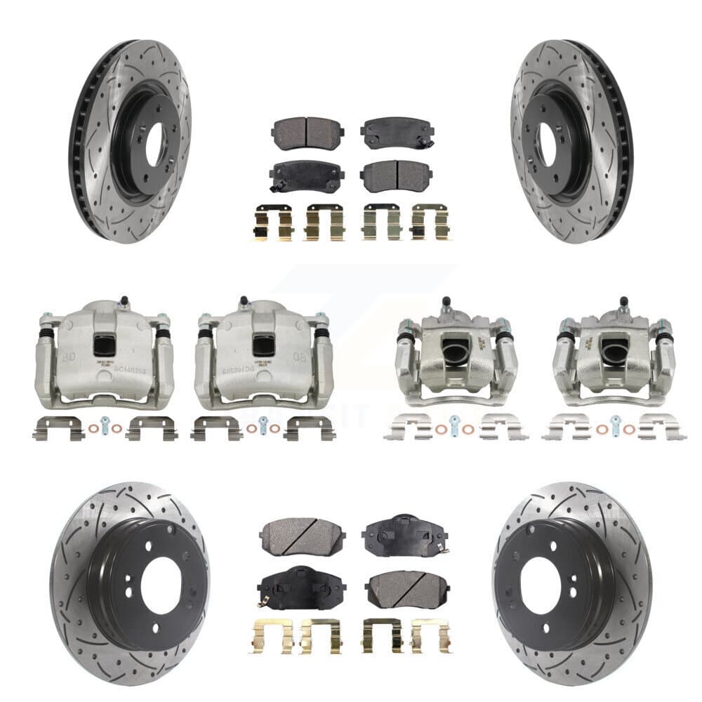 Transit Auto - KCD-100360P - Front and Rear Disc Brake Kits image 1