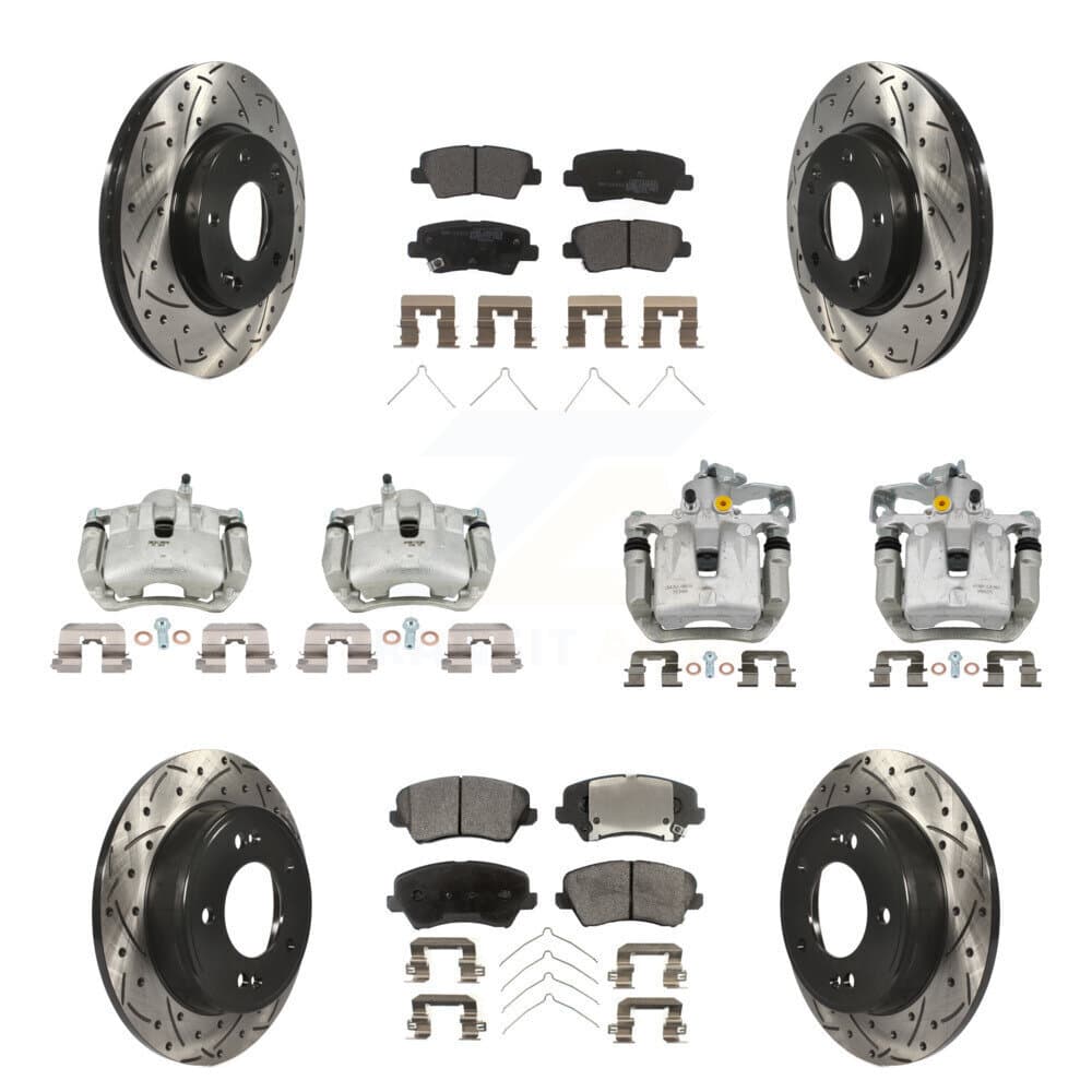 Transit Auto - KCD-100416P - Front and Rear Disc Brake Kits image 1
