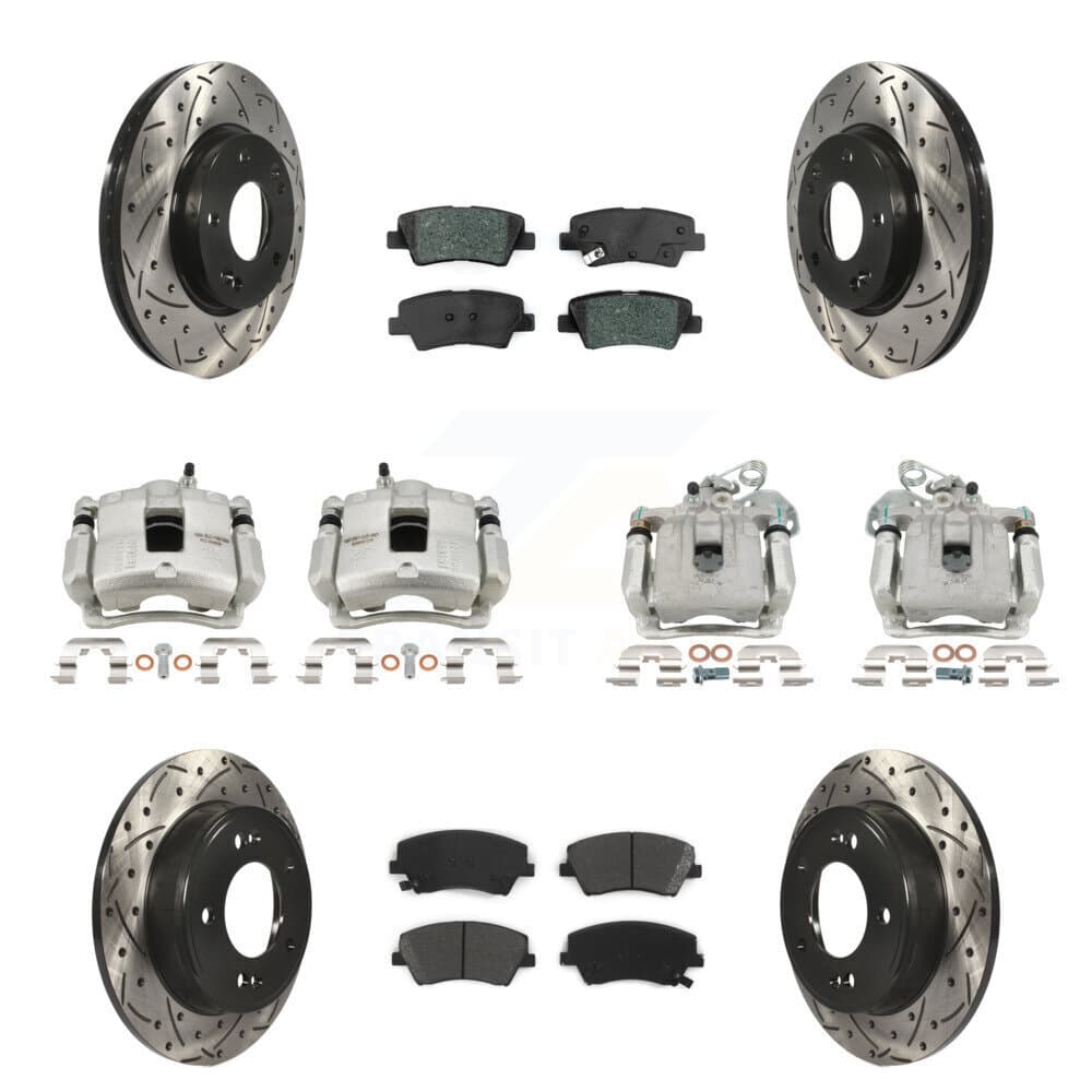 Transit Auto - KCD-100423S - Front and Rear Disc Brake Kits image 1