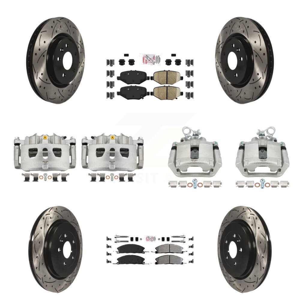 Transit Auto - KCD-100480N - Front and Rear Disc Brake Kits image 1