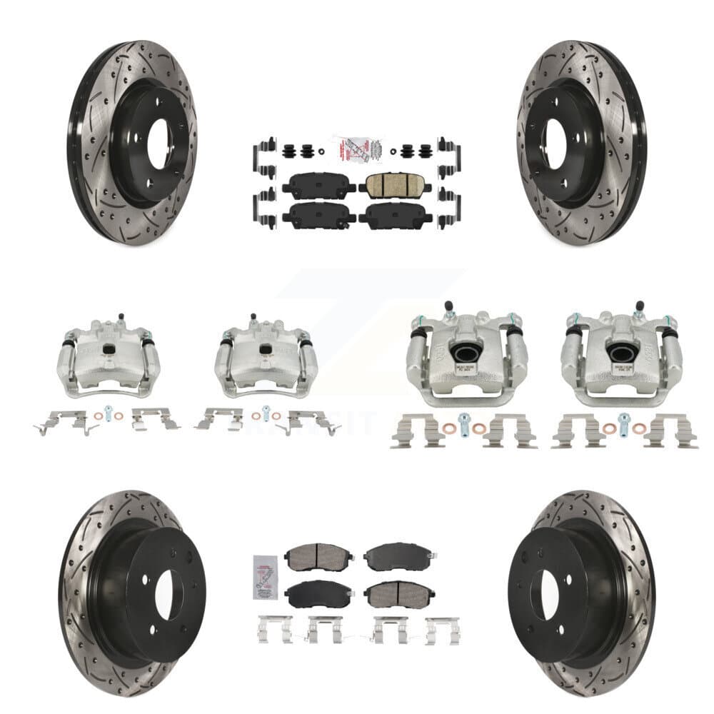 Transit Auto - KCD-100512N - Front and Rear Disc Brake Kits image 1