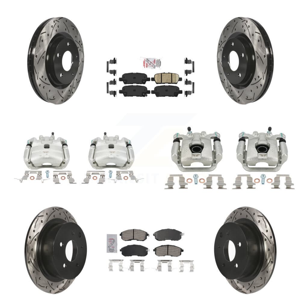 Transit Auto - KCD-100515N - Front and Rear Disc Brake Kits image 1