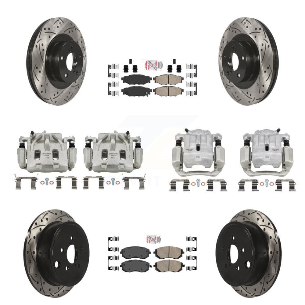 Transit Auto - KCD-100579N - Front and Rear Disc Brake Kits image 1