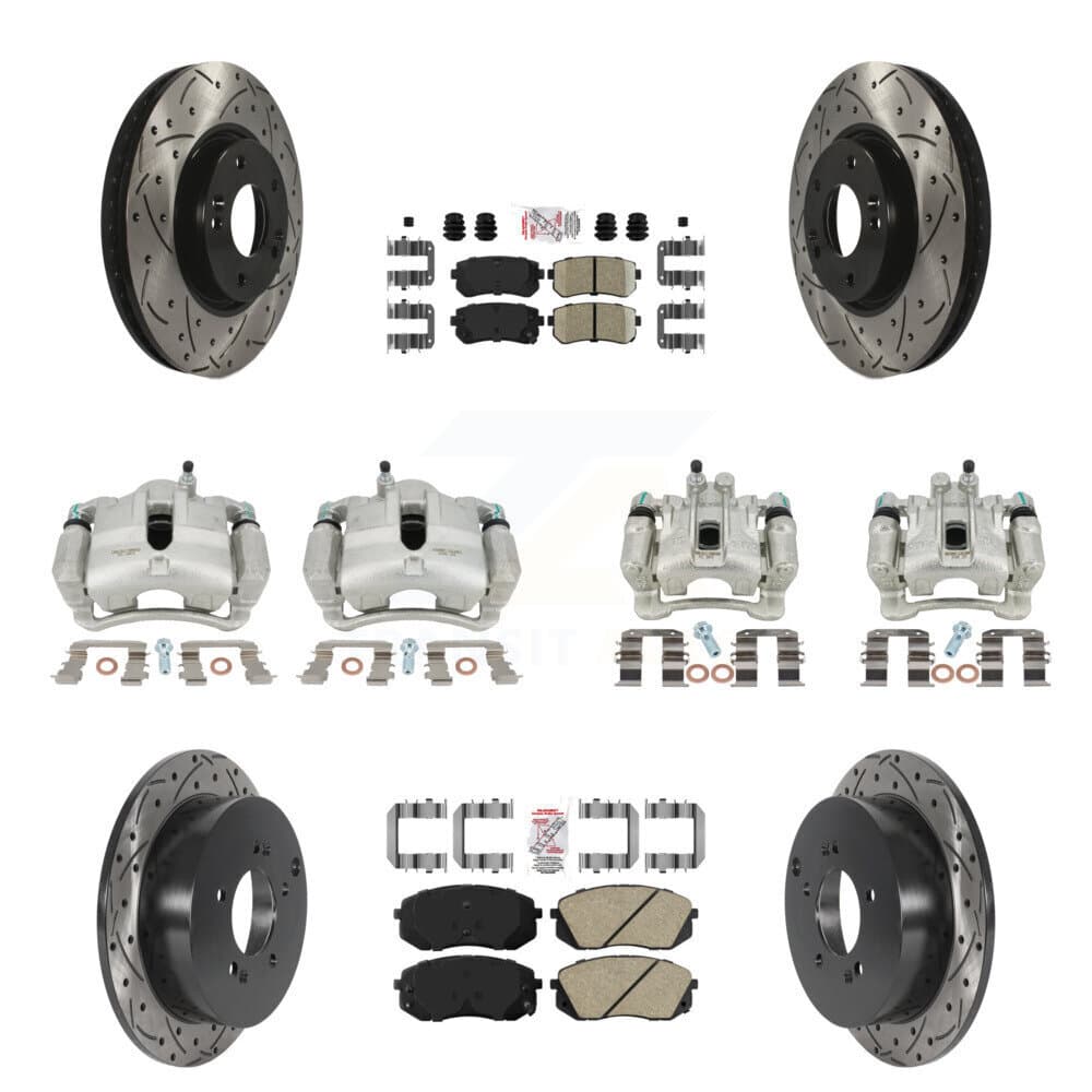Transit Auto - KCD-100641N - Front and Rear Disc Brake Kits image 1