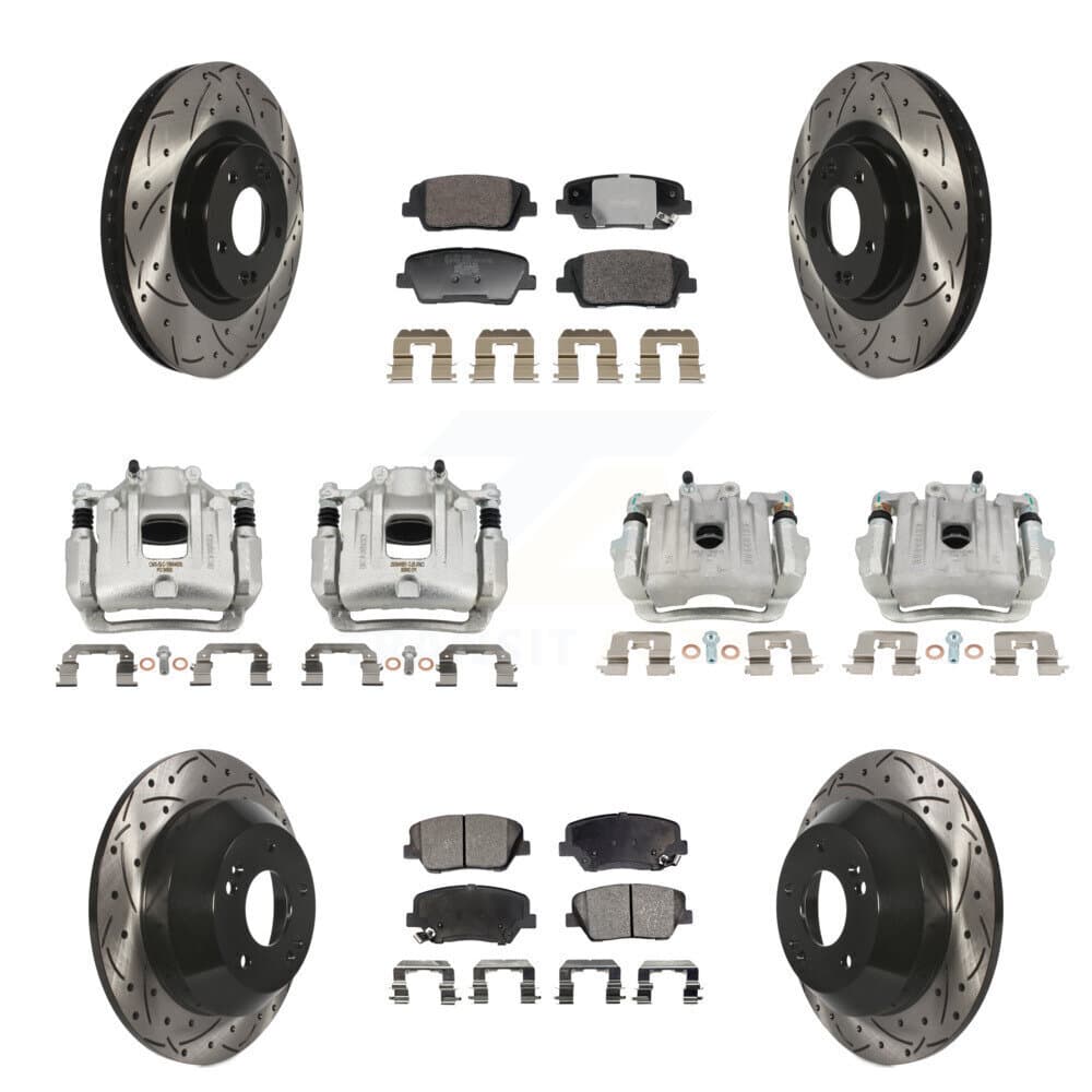 Transit Auto - KCD-100680T - Front and Rear Disc Brake Kits image 1
