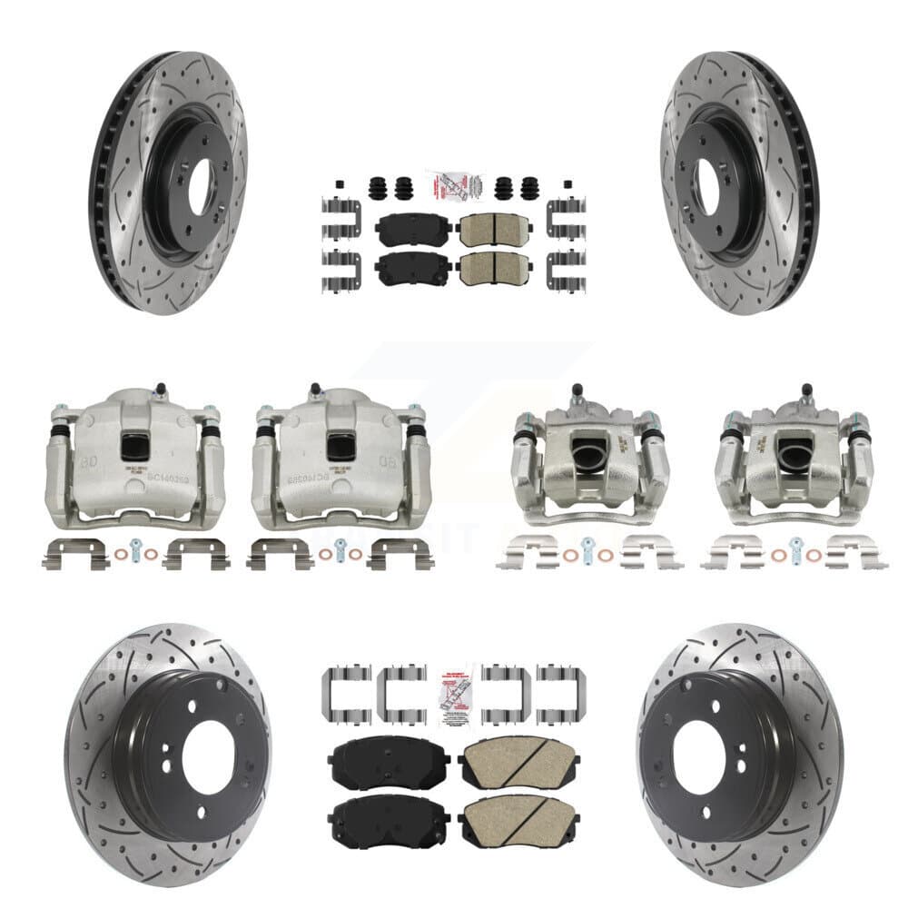 Transit Auto - KCD-100710N - Front and Rear Disc Brake Kits image 1
