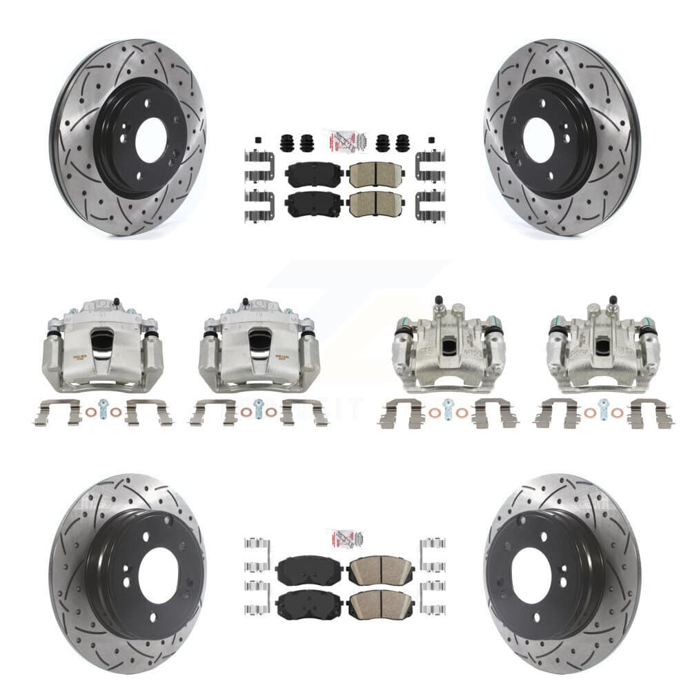 Transit Auto - KCD-100718N - Front and Rear Disc Brake Kits image 1