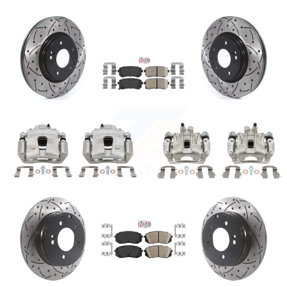 Transit Auto - KCD-100719N - Front and Rear Disc Brake Kits image 1