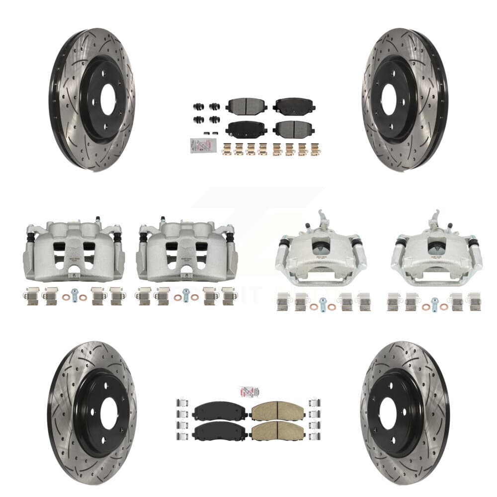 Transit Auto - KCD-100868N - Front and Rear Disc Brake Kits image 1