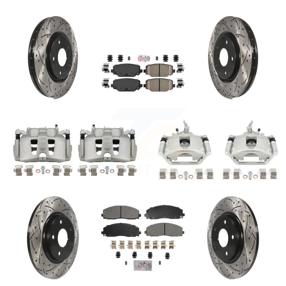 Transit Auto - KCD-100872N - Front and Rear Disc Brake Kits image 1