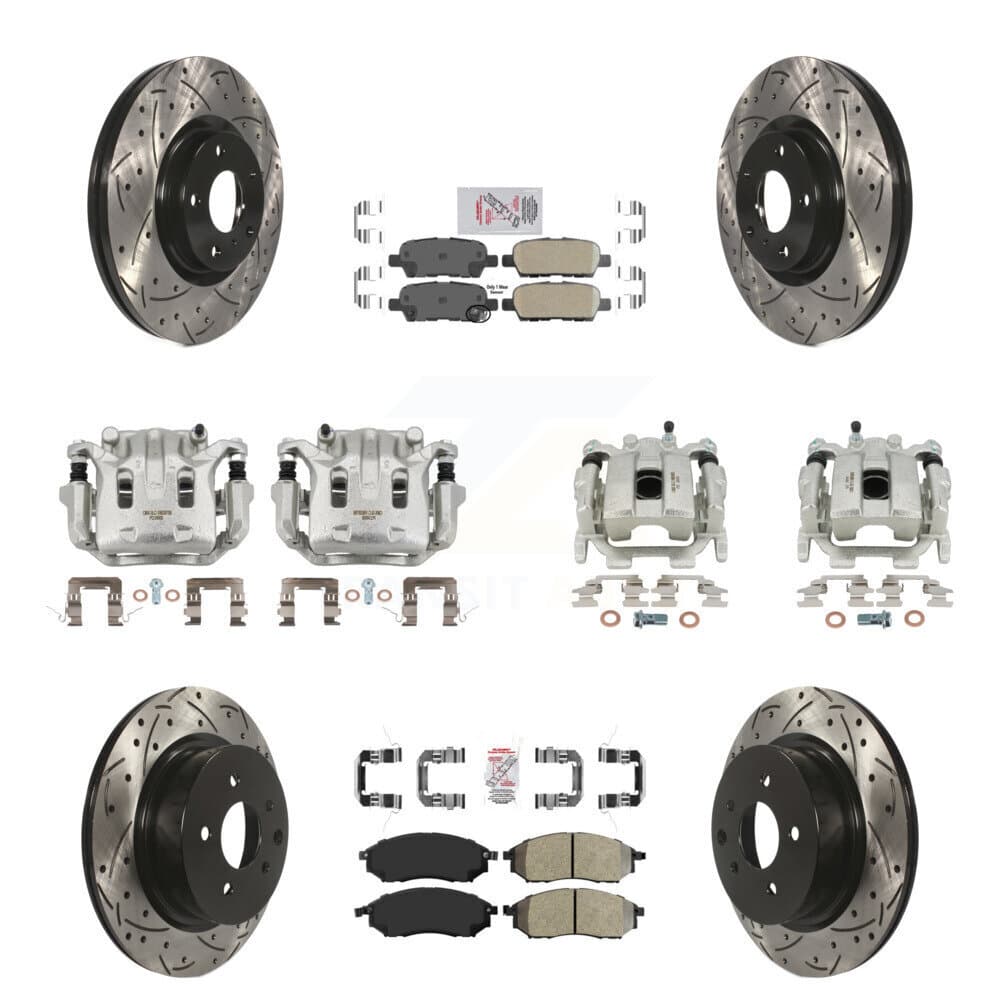 Transit Auto - KCD-100908N - Front and Rear Disc Brake Kits image 1