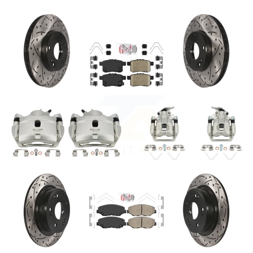 Transit Auto - KCD-100929N - Front and Rear Disc Brake Kits image 1