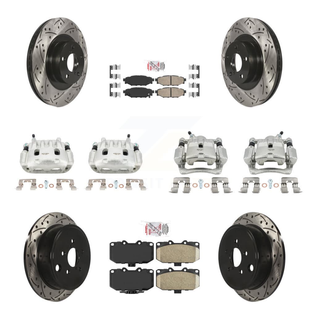 Transit Auto - KCD-100991N - Front and Rear Disc Brake Kits image 1