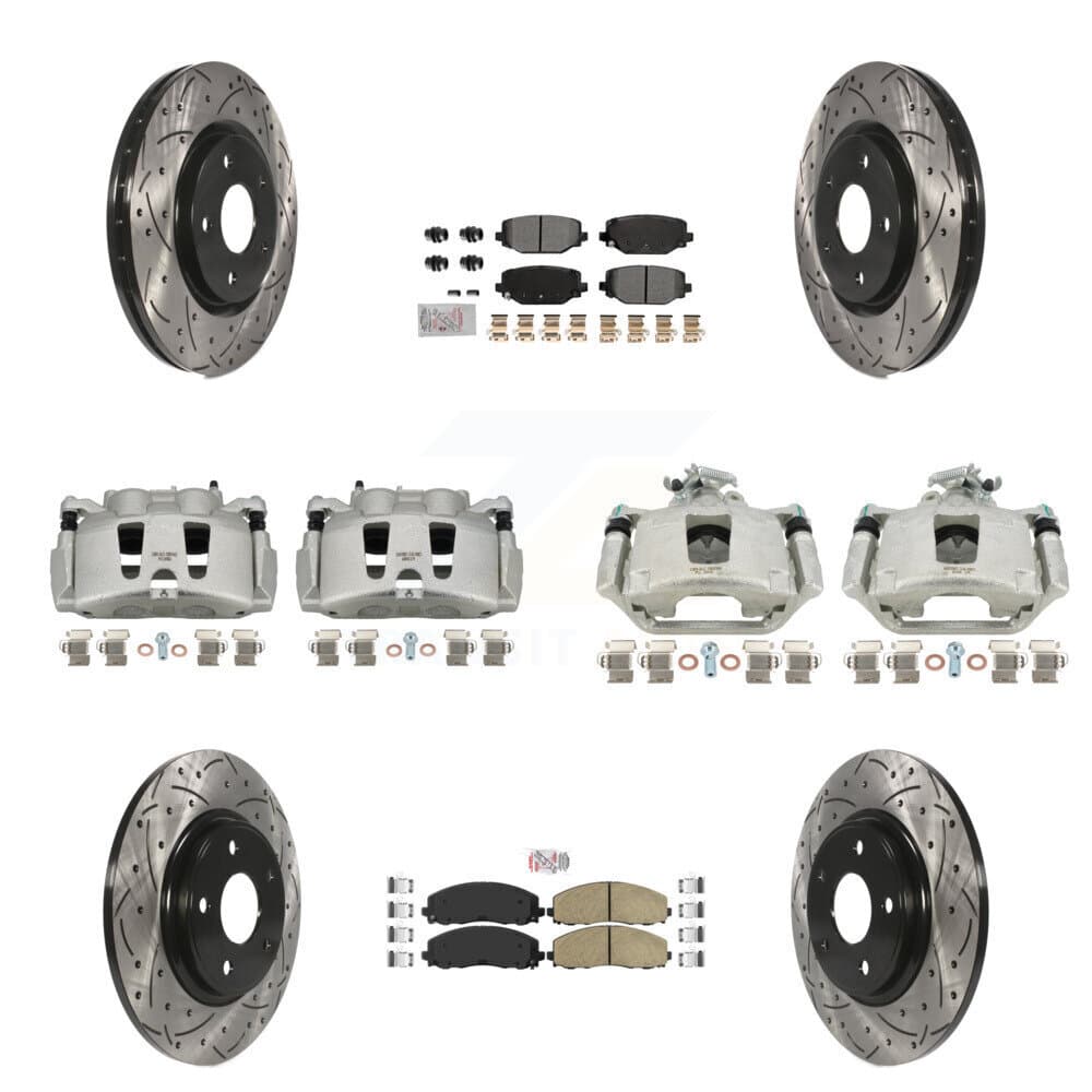Transit Auto - KCD-101038N - Front and Rear Disc Brake Kits image 1