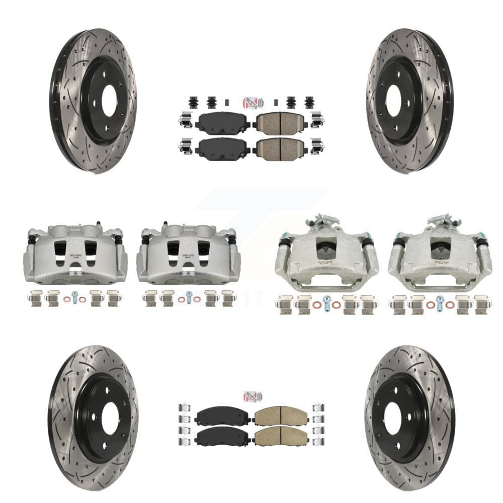 Transit Auto - KCD-101039N - Front and Rear Disc Brake Kits image 1