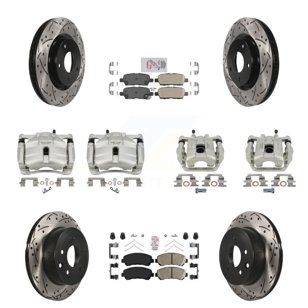 Transit Auto - KCD-101080N - Front and Rear Disc Brake Kits image 1