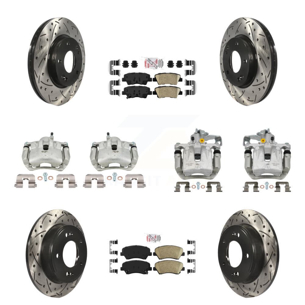 Transit Auto - KCD-101101N - Front and Rear Disc Brake Kits image 1
