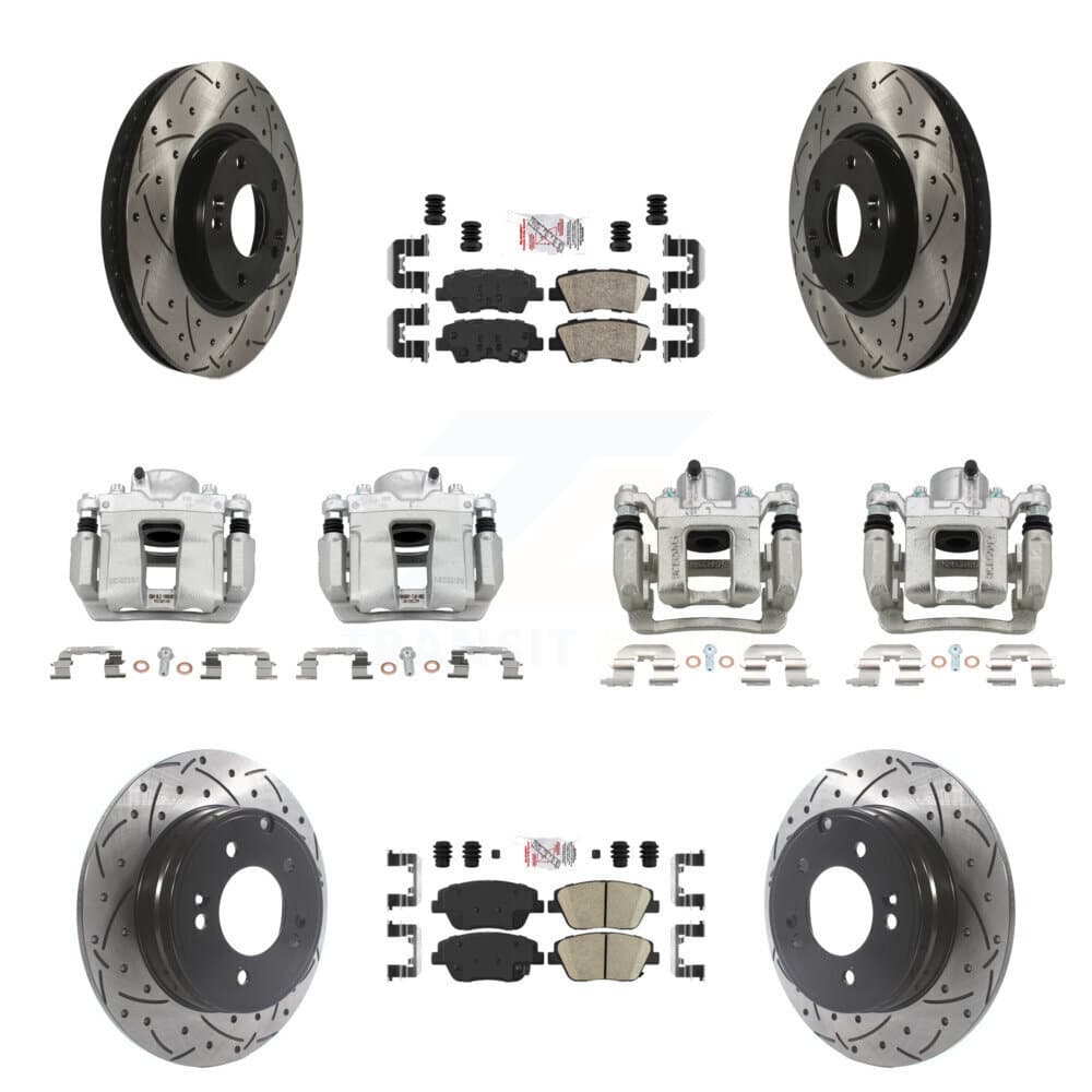 Transit Auto - KCD-101206N - Front and Rear Disc Brake Kits image 1