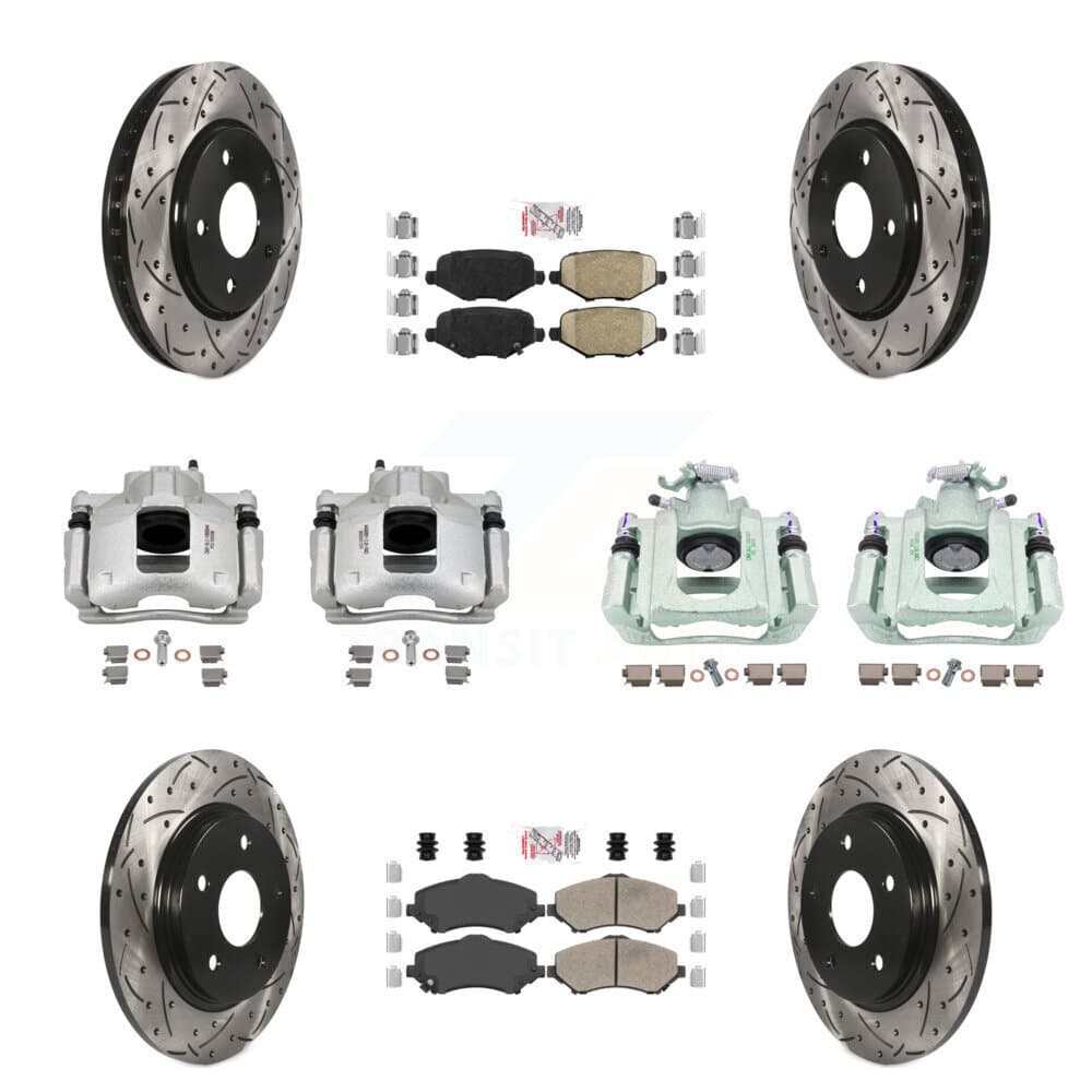 Transit Auto - KCD-101225N - Front and Rear Disc Brake Kits image 1