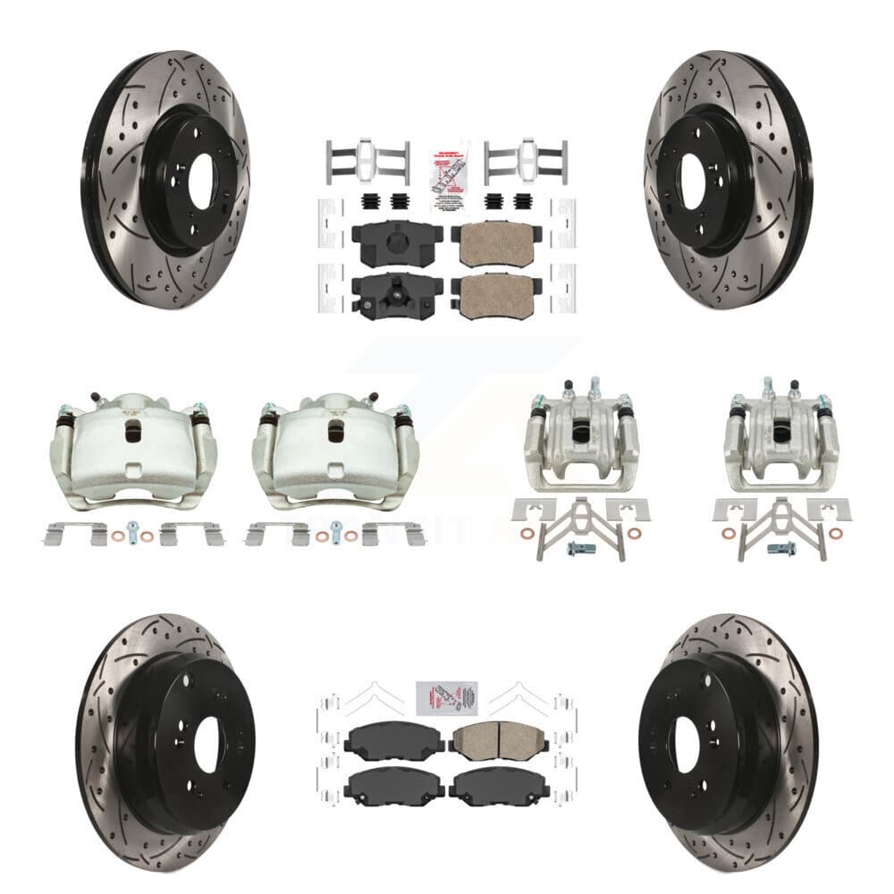 Transit Auto - KCD-101238N - Front and Rear Disc Brake Kits image 1