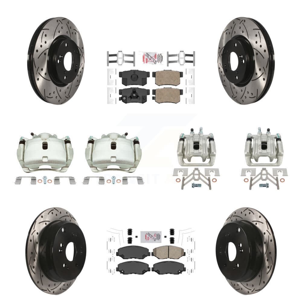 Transit Auto - KCD-101239N - Front and Rear Disc Brake Kits image 1