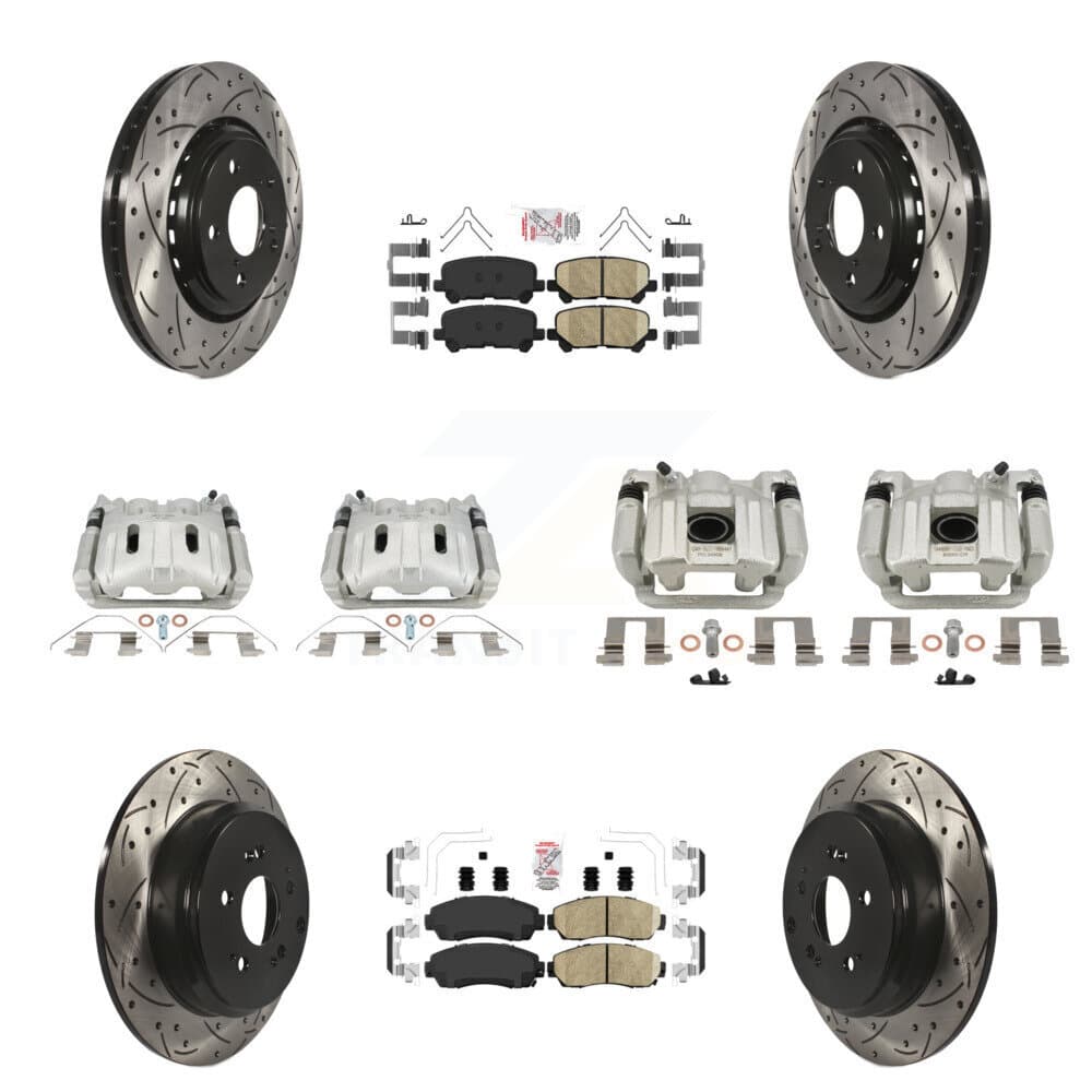 Transit Auto - KCD-101718N - Front and Rear Disc Brake Kits image 1