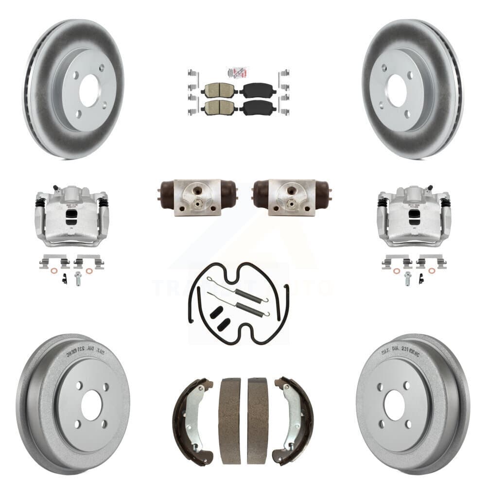 Transit Auto - KCG-101255N - Front and Rear Disc Brake Kits image 1
