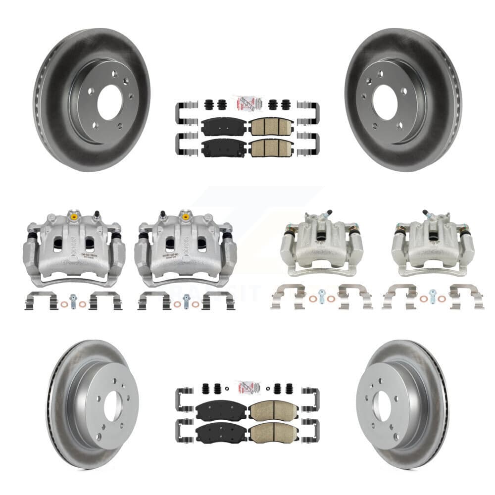 Transit Auto - KCG-101698N - Front and Rear Disc Brake Kits image 1