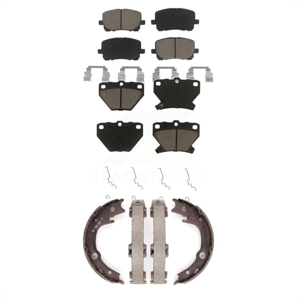 Transit Auto - KCN-100010 - Front and Rear Disc Brake Pad Kits image 1