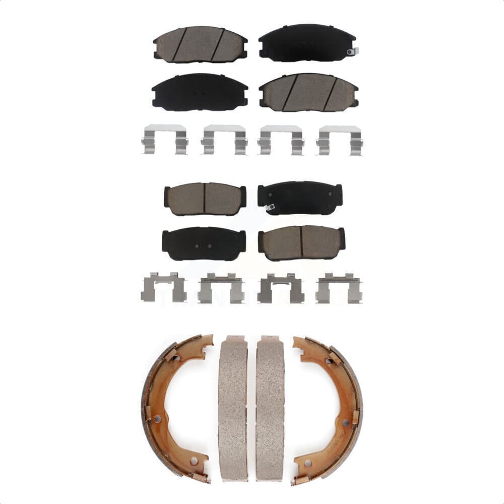 Transit Auto - KCN-100015 - Front and Rear Disc Brake Pad Kits image 1