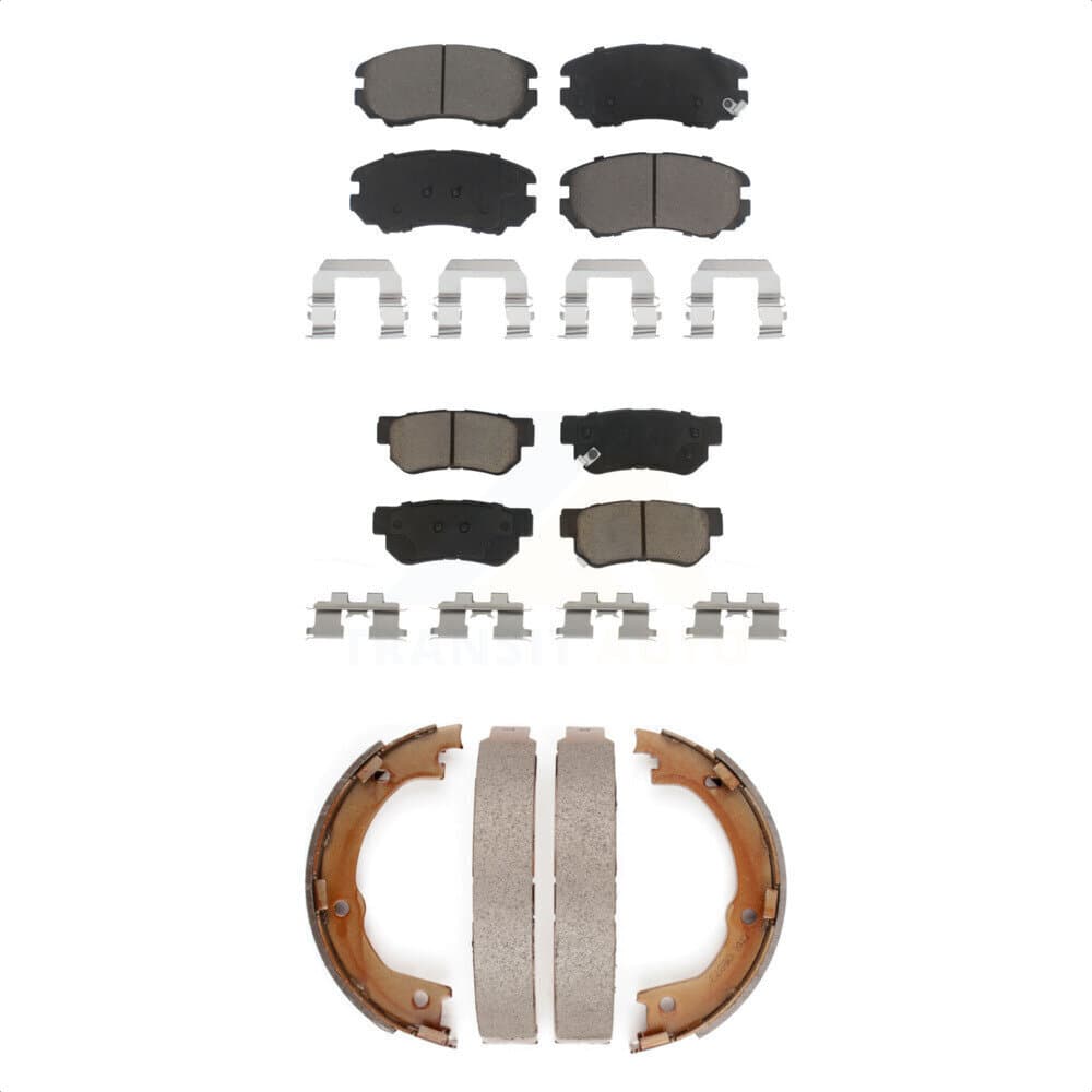 Transit Auto - KCN-100016 - Front and Rear Disc Brake Pad Kits image 1