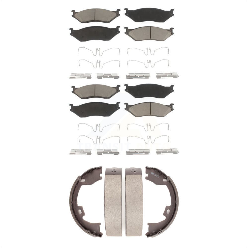 Transit Auto - KCN-100023 - Front and Rear Disc Brake Pad Kits image 1