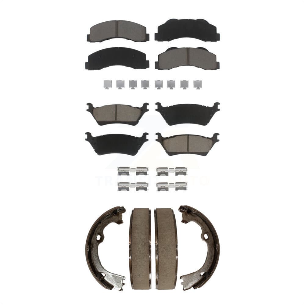 Transit Auto - KCN-100053 - Front and Rear Disc Brake Pad Kits image 1