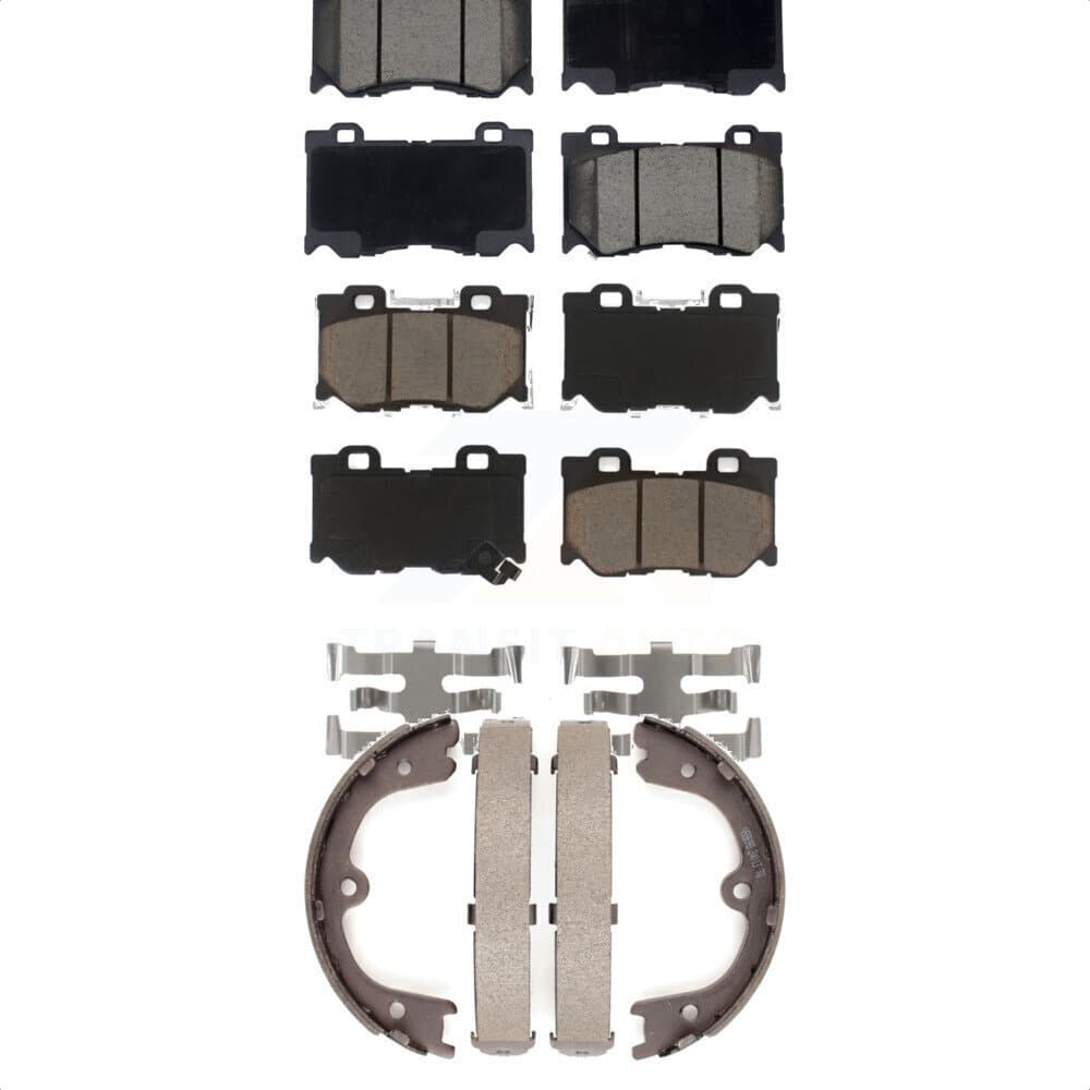 Transit Auto - KCN-100070 - Front and Rear Disc Brake Pad Kits image 1