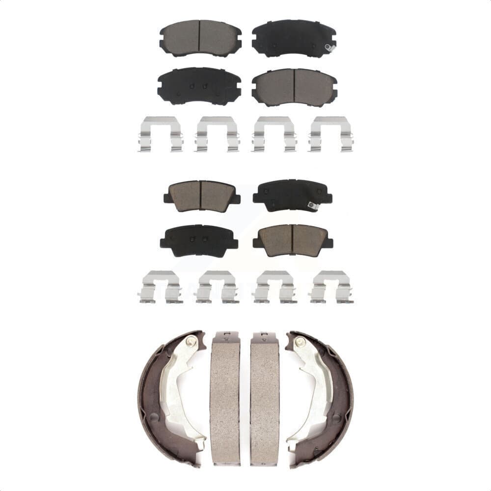 Transit Auto - KCN-100094 - Front and Rear Disc Brake Pad Kits image 1