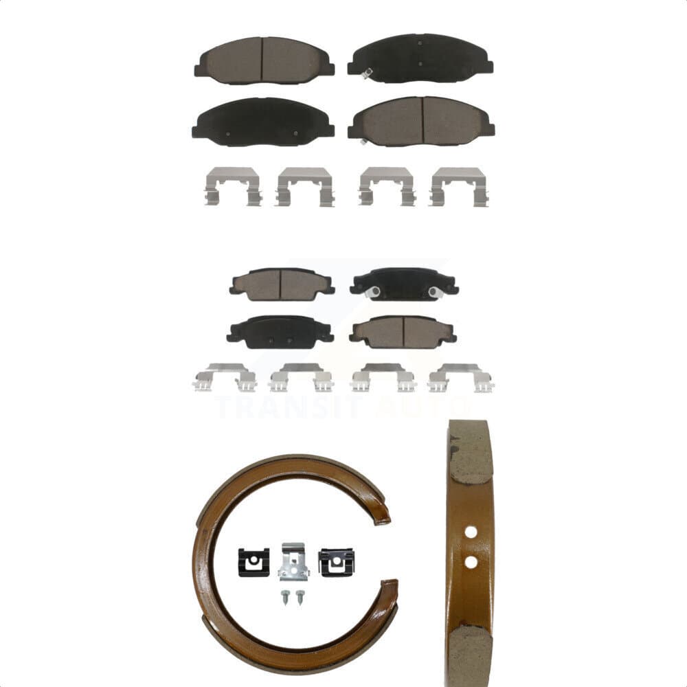 Transit Auto - KCN-100104 - Front and Rear Disc Brake Pad Kits image 1