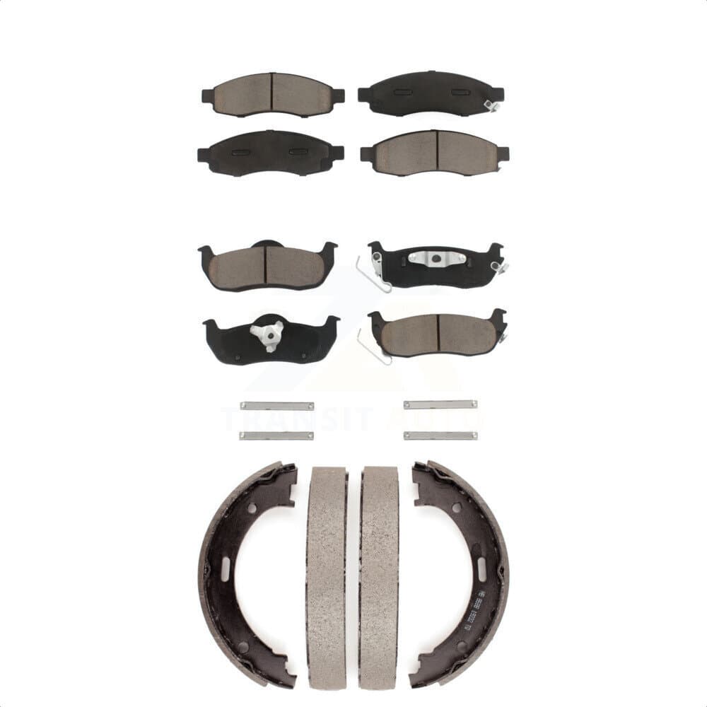 Transit Auto - KCN-100111 - Front and Rear Disc Brake Pad Kits image 1