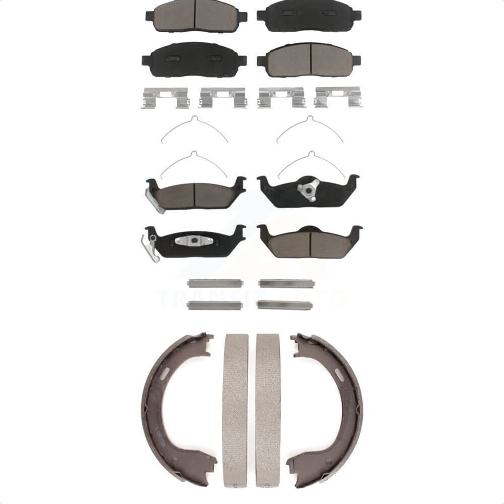 Transit Auto - KCN-100168 - Front and Rear Disc Brake Pad Kits image 1
