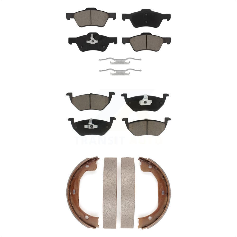 Transit Auto - KCN-100192 - Front and Rear Disc Brake Pad Kits image 1